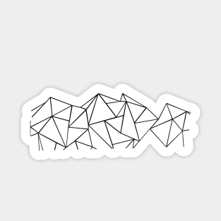 Abstract Ombre Black Sticker